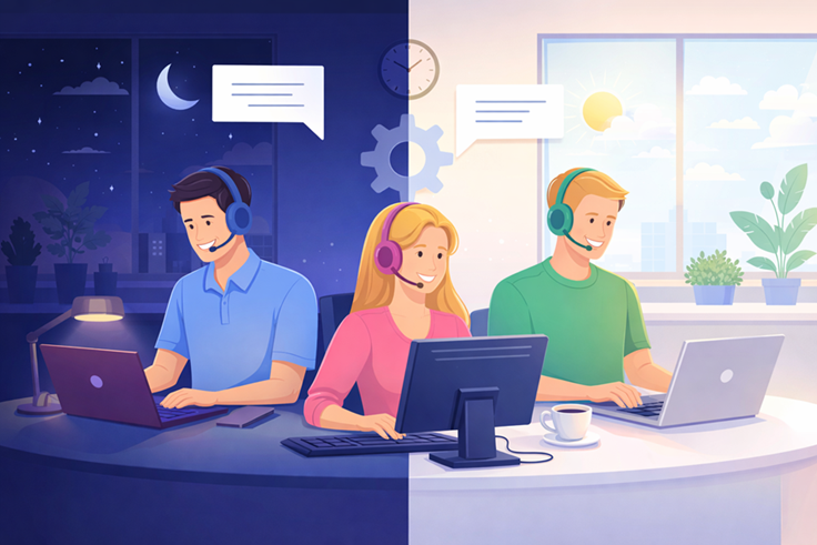 عملکرد سریع و پشتیبانی 24/7: